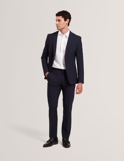 Ted Baker Tibor Covered Placket Long Sleeve Cotton Shirt