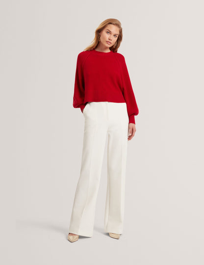 Ted Baker Vicckii Merino Wool Knit Balloon Sleeve Jumper Women's