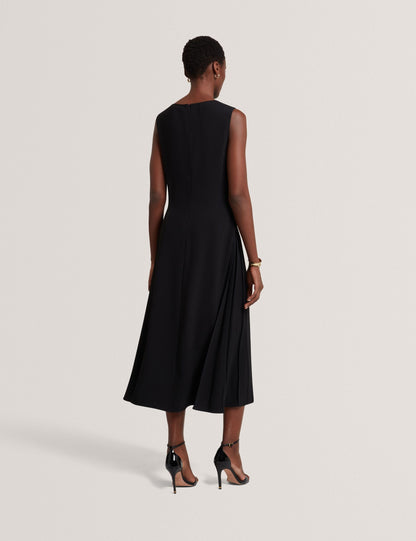 Ted Baker Dahrcy Pleat Detail Sleeveless Column Midi Dress Women's