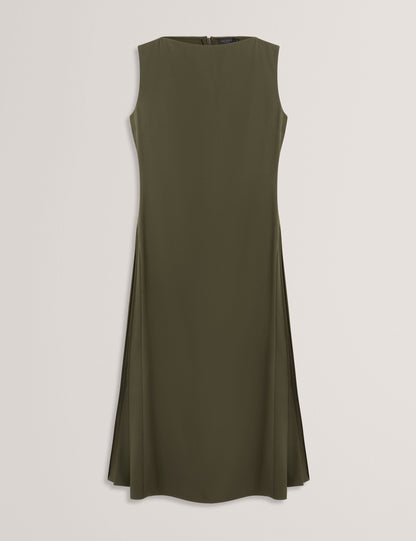 Ted Baker Dahrcy Pleat Detail Sleeveless Column Midi Dress Women's