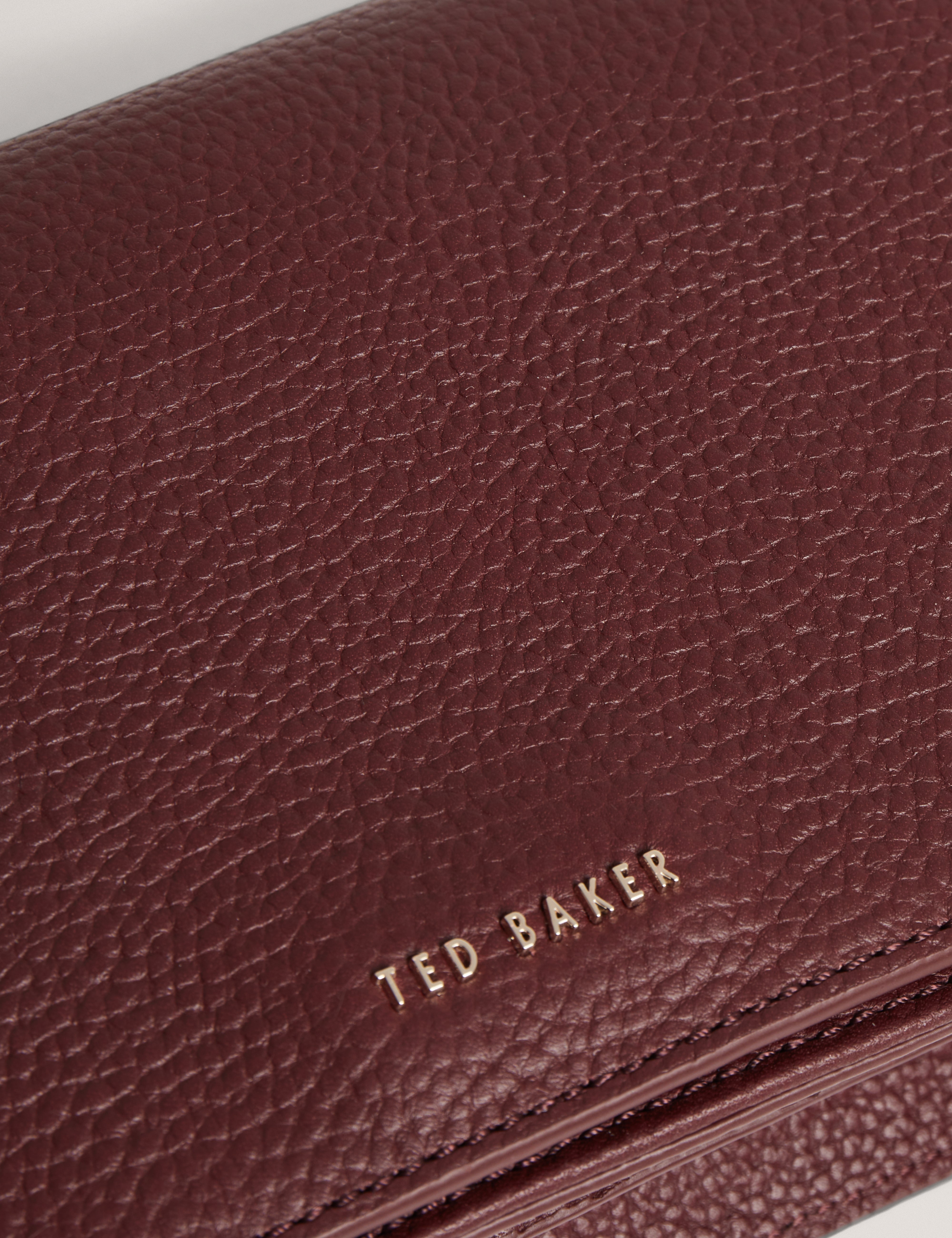 Ted Baker Twyyla Leather Foldover Baguette Shoulder Bag Women's