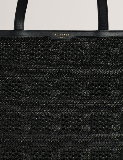 Ted Baker Pamylaa Woven Straw Ultra Wide Shopper Bag Women's