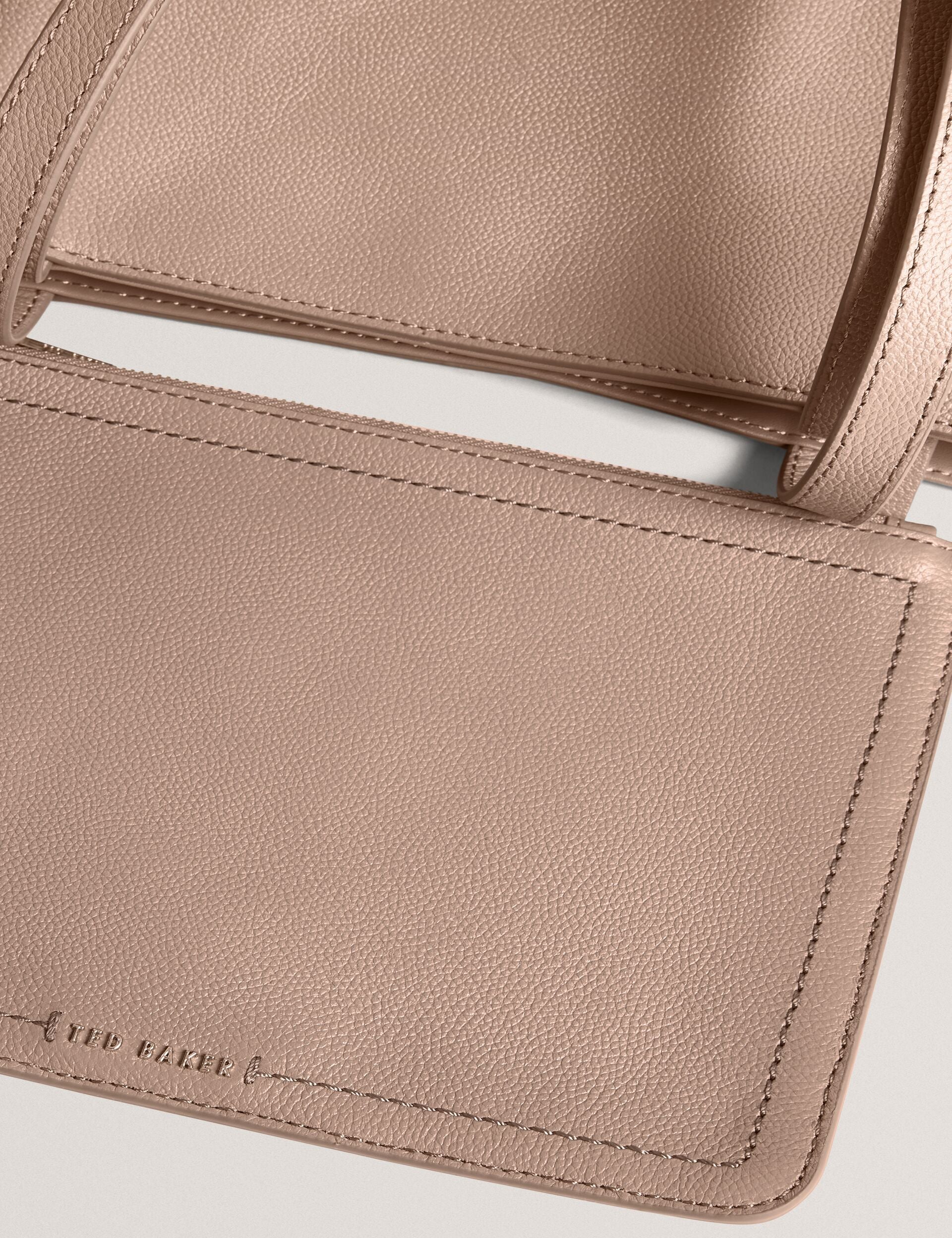 Ted Baker Lenyya Pebbled Leather Wide Tote Bag Women's