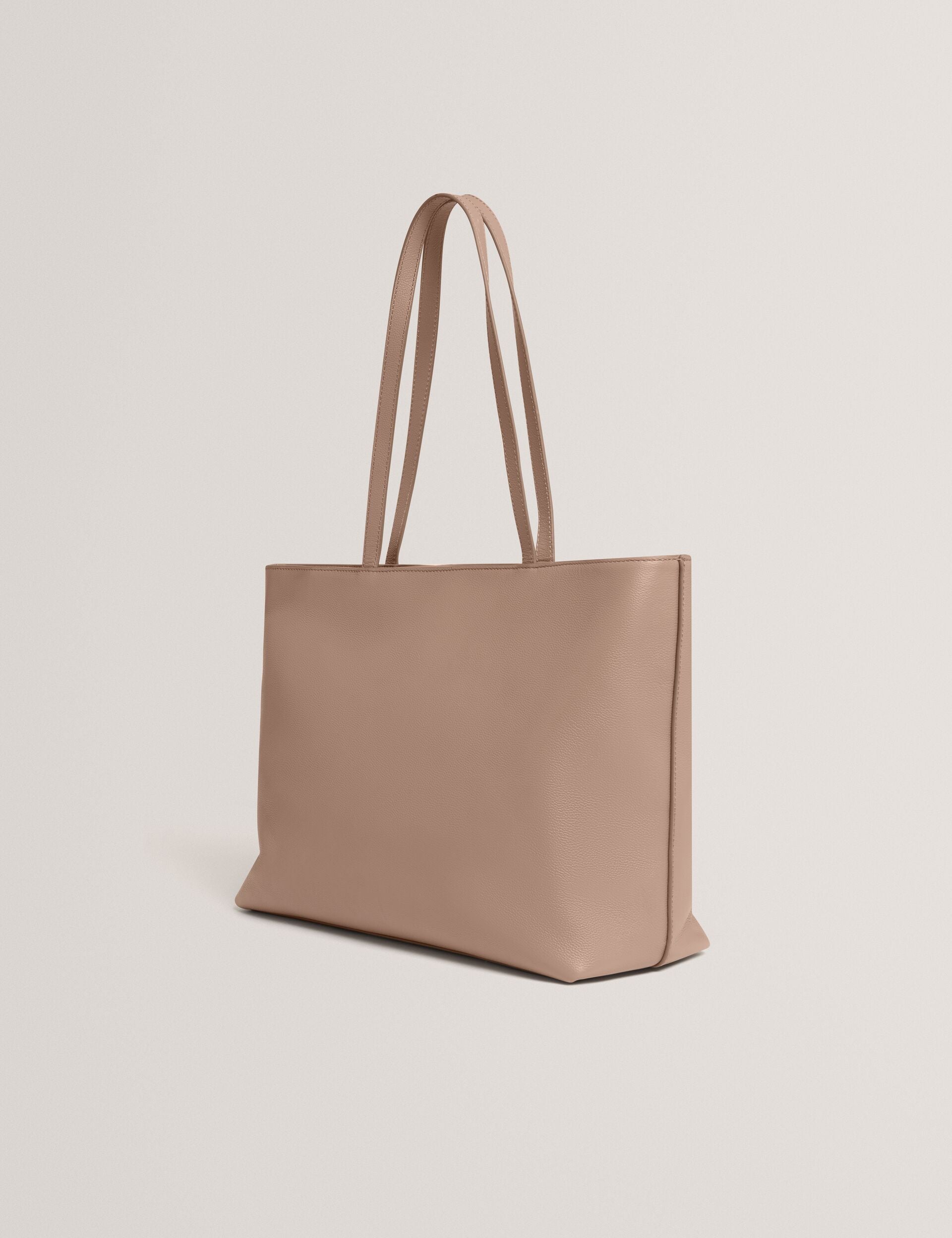 Ted Baker Lenyya Pebbled Leather Wide Tote Bag Women's