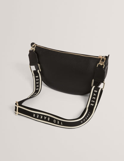 Ted Baker Lorreen Webbing Strap Leather Sling Crossbody Bag Women's