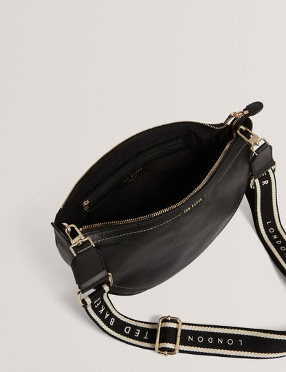 Ted Baker Lorreen Webbing Strap Leather Sling Crossbody Bag Women's