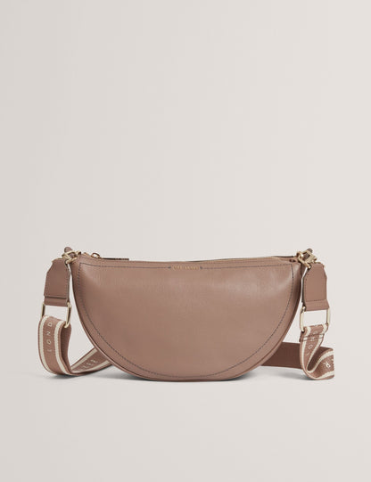 Ted Baker Lorreen Webbing Strap Leather Sling Crossbody Bag Women's