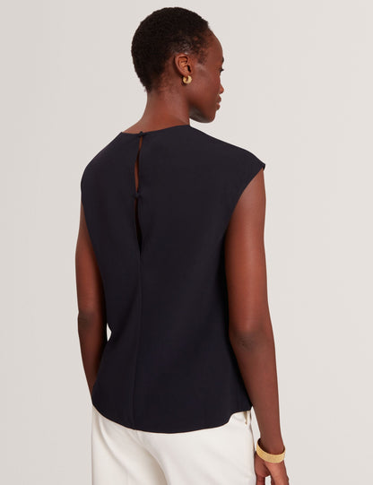 Ted Baker Marlowa Seam Detail Cap Sleeve Woven Top Women's