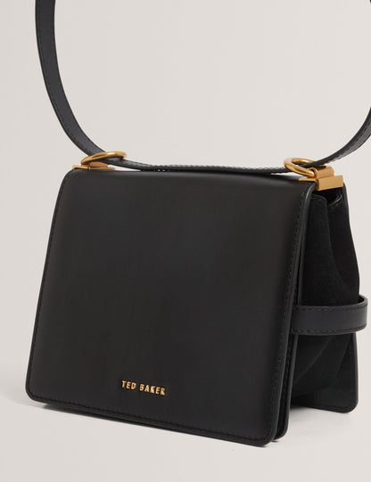 Ted Baker Talika Leather Suede Belted Detail Crossbody Bag Women's
