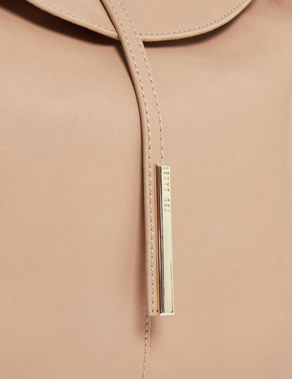 Ted Baker Rysann Bar Detail Slouch Leather Shoulder Bag Women's