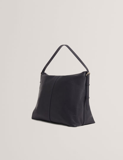 Ted Baker Rysann Bar Detail Slouch Leather Shoulder Bag Women's