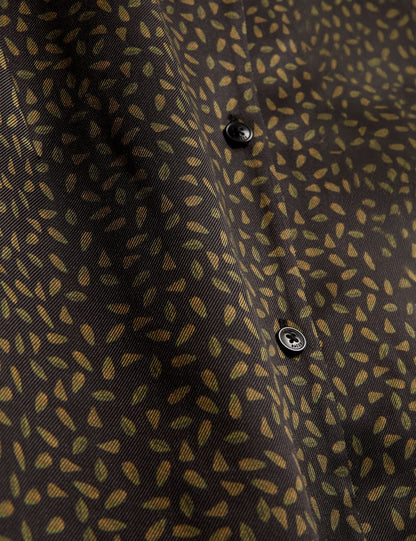 Ted Baker Ayyka Oversized Ditsy Print Short Sleeve Shirt Women's