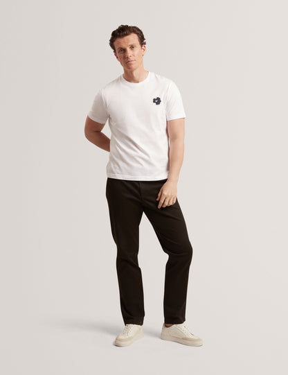 Ted Baker Manric Floral Graphic Cotton Crew Neck Tshirt