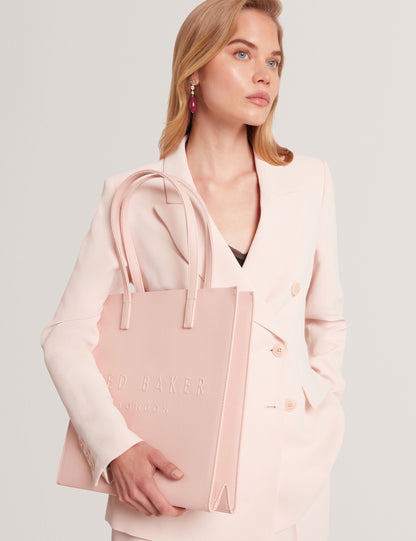 Ted Baker Soocon Crosshatch Faux Leather Icon Tote Bag Women's