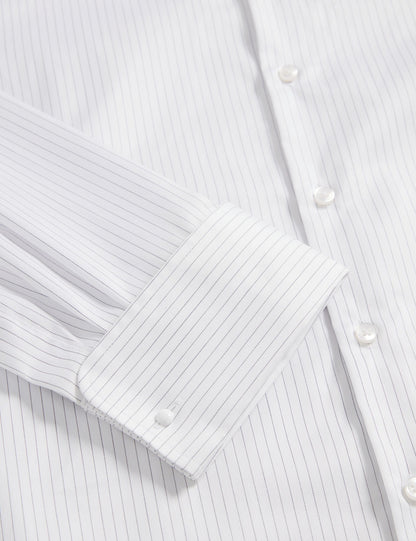 Ted Baker Arbery Fine Pinstripe Cotton Long Sleeve Shirt