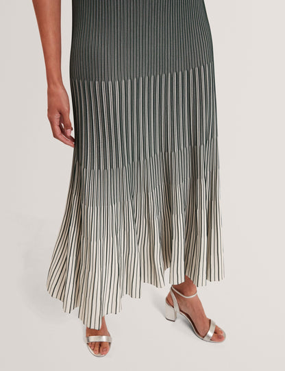 Ted Baker Dilylaa Textured Stripe Knit Sleeveless Midi Dress Women's