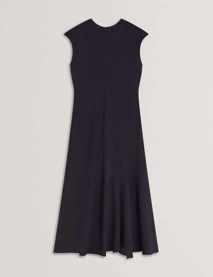 Ted Baker Isparta Sleeveless Asymmetric Bias Cut Midi Dress Women's