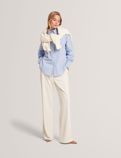 Ted Baker Izote Oversized Bib Detail Cotton Shirt Women's