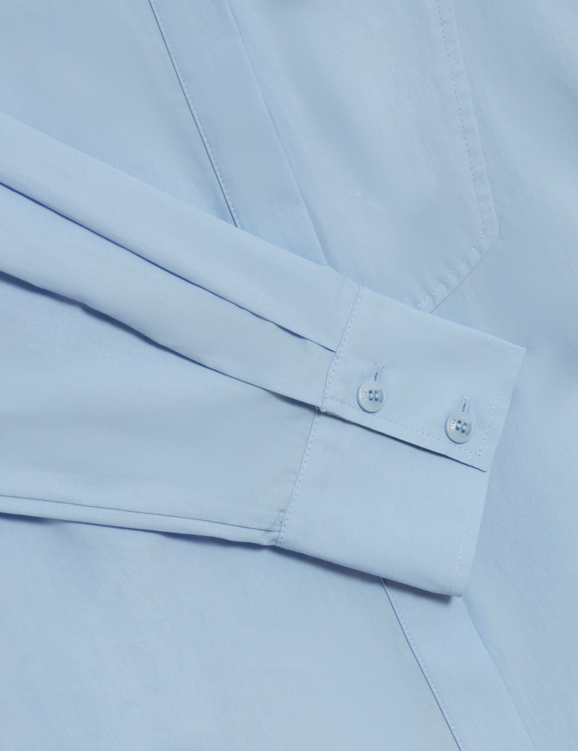 Ted Baker Izote Oversized Bib Detail Cotton Shirt Women's