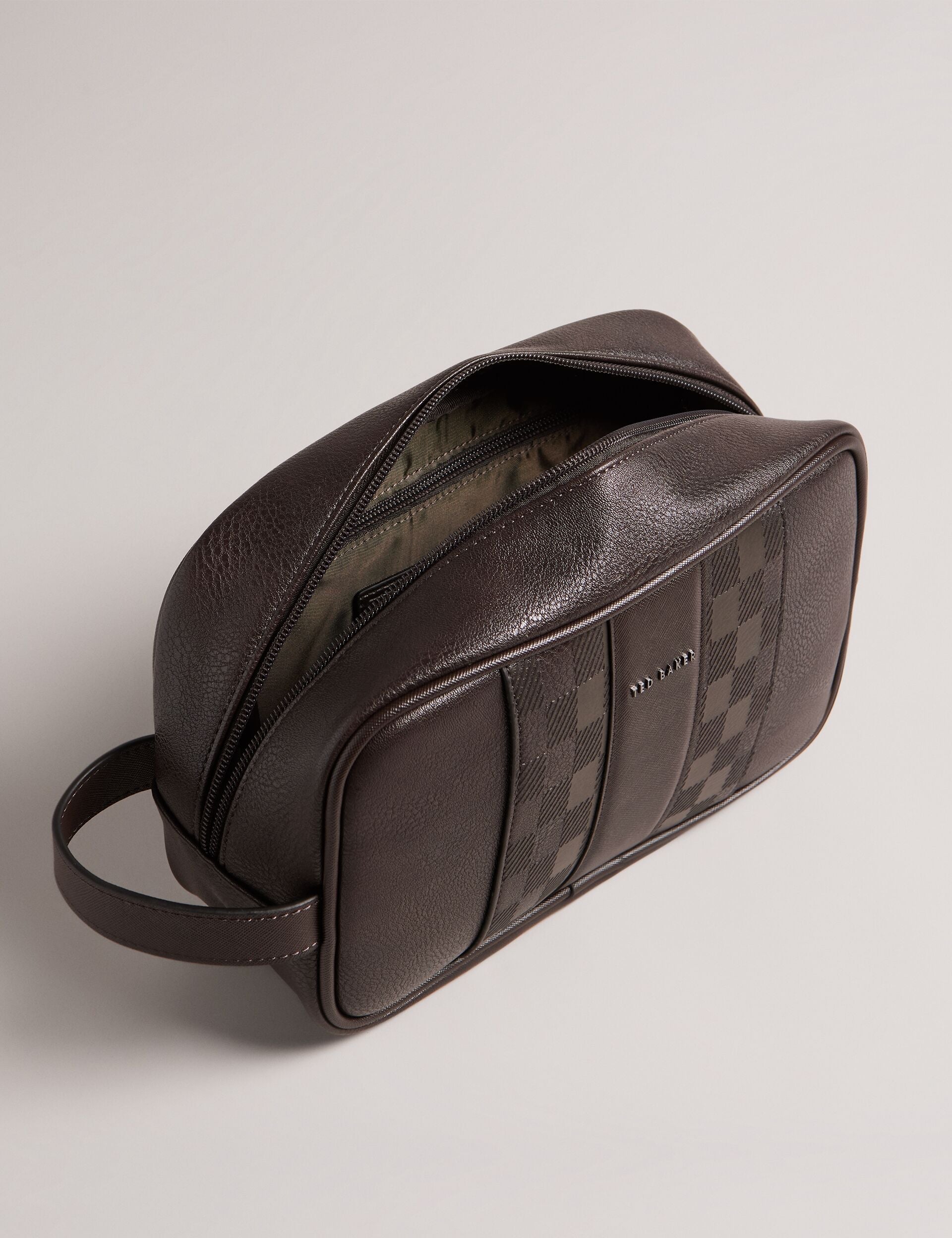 Ted Baker Waydee House Check Pu Washbag