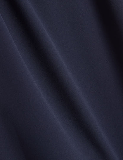 Ted Baker Lulea Chiffon Detail Vneck Strappy Cami Top In Navy Women's