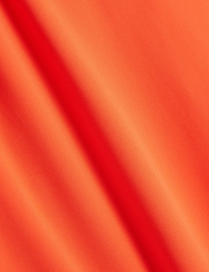 Ted Baker Lulea Chiffon Detail Vneck Strappy Cami Top In Orange Women's