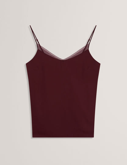 Ted Baker Lulea Chiffon Detail Vneck Strappy Cami Top Women's