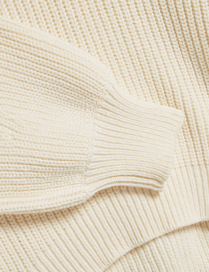 Ted Baker Velmee Oversized V Neck Fisherman Knit Jumper Women's