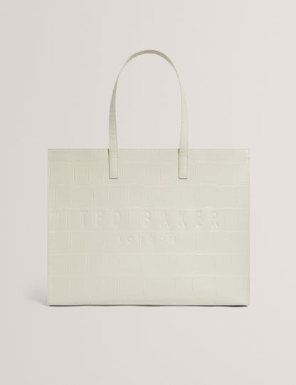 Ted Baker Allicon Wide Croc Effect Icon Tote Bag Women's