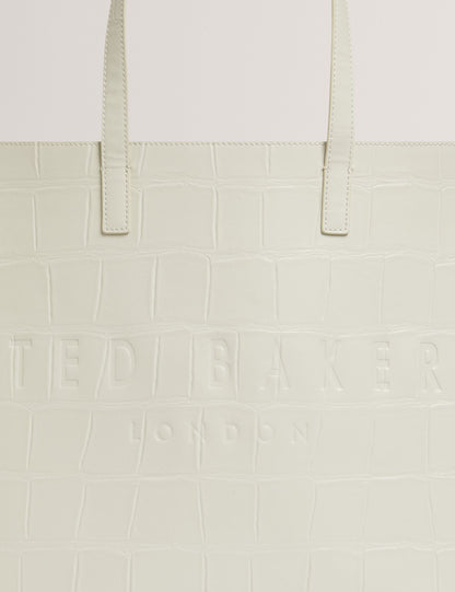 Ted Baker Allicon Wide Croc Effect Icon Tote Bag Women's