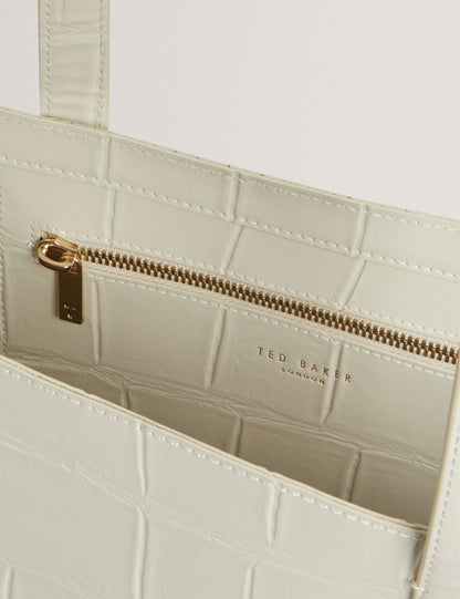 Ted Baker Allicon Wide Croc Effect Icon Tote Bag Women's