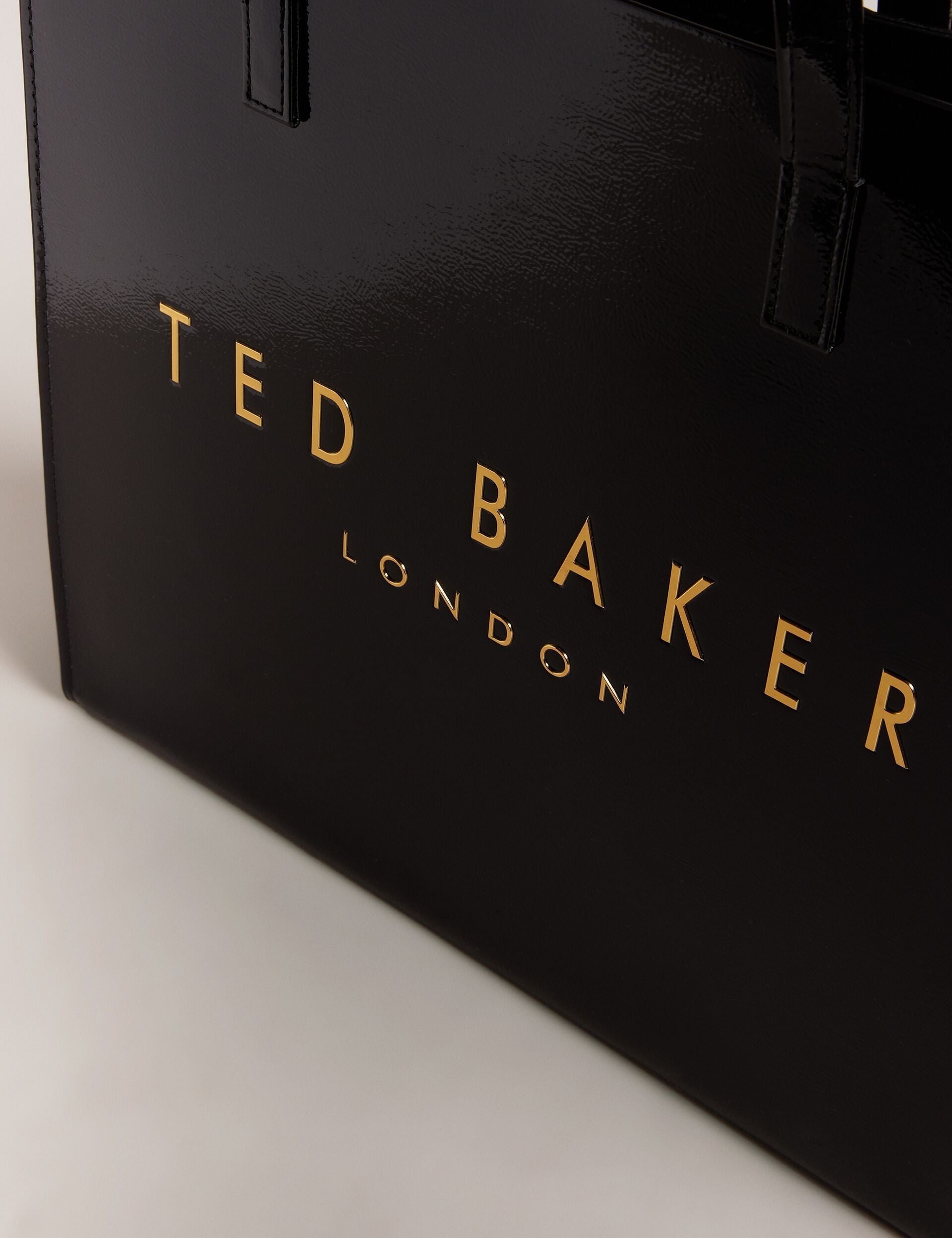 Ted Baker Crinkon Large Crinkle Faux Leather Icon Tote Bag Women's