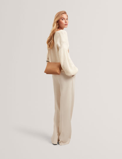 Ted Baker Darceyy Leather Crossbody Bag With Webbing Strap Women's