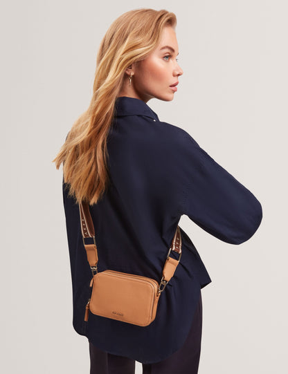Ted Baker Stunna Mini Leather Crossbody Camera Bag Women's