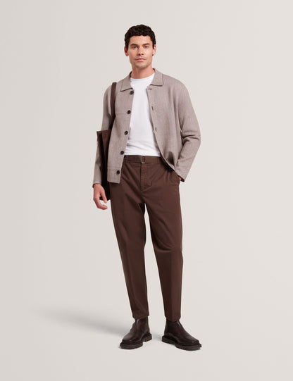 Ted Baker Thimon Herringbone Knit Buttonup Jacket