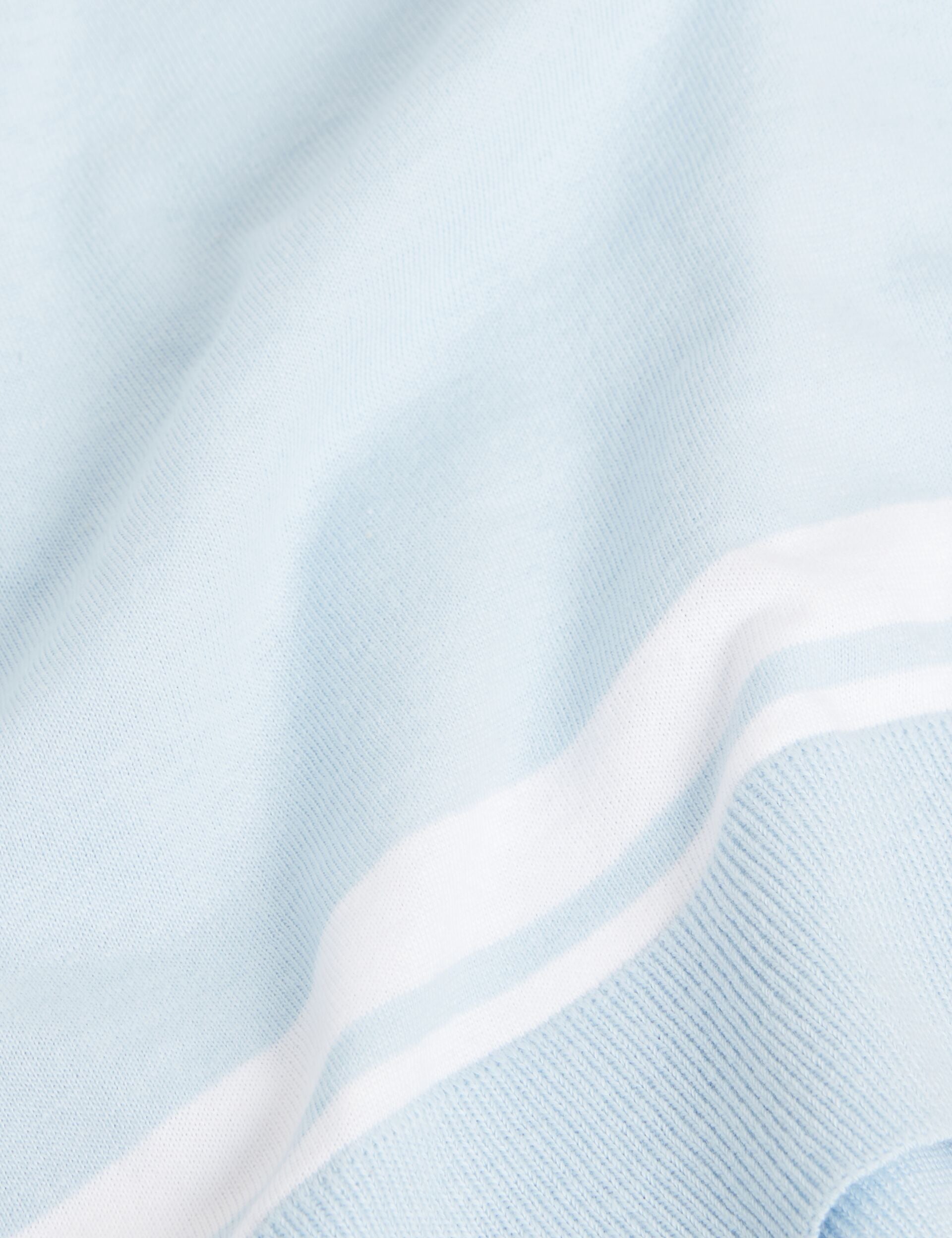 Ted Baker Eauts Block Stripe Trim Cotton Knit Tshirt