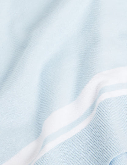 Ted Baker Eauts Block Stripe Trim Cotton Knit Tshirt