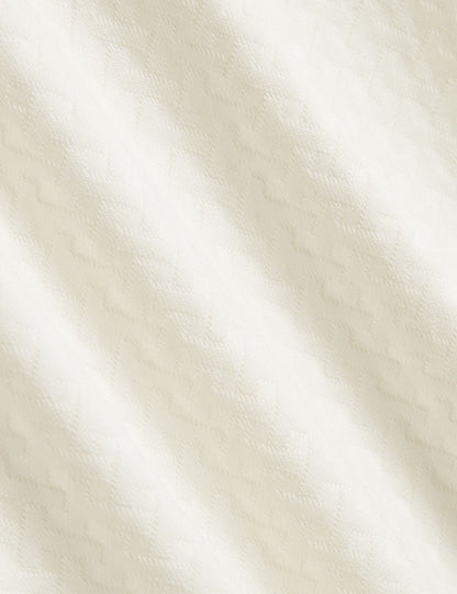 Ted Baker Hagen White Branded T Texture Cotton Tshirt
