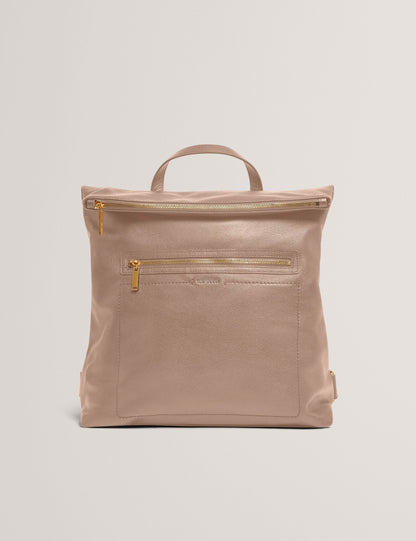 Ted Baker Luccea Branding Webbing Large Leather Backpack Women's