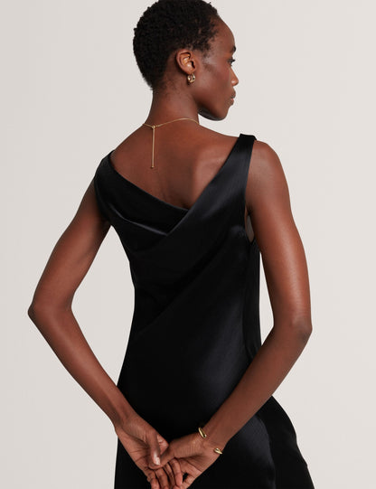 Ted Baker Miinta Satin Cowl Neck Midi Slip Dress Women's