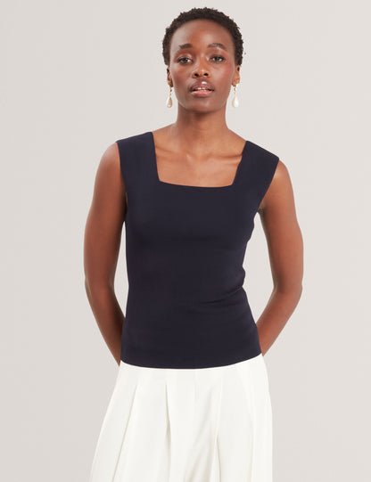 Ted Baker Binkkii Square Neck Knitted Vest Top Women's