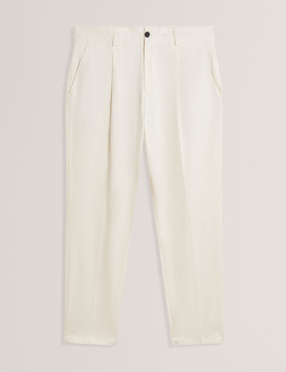 Ted Baker Danite Smart Tapered Leg Cotton Stretch Trousers