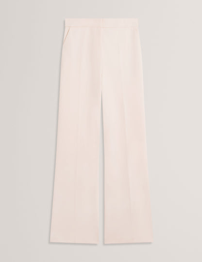 Ted Baker Pink Tailored High Waisted Flared Trousers Women's