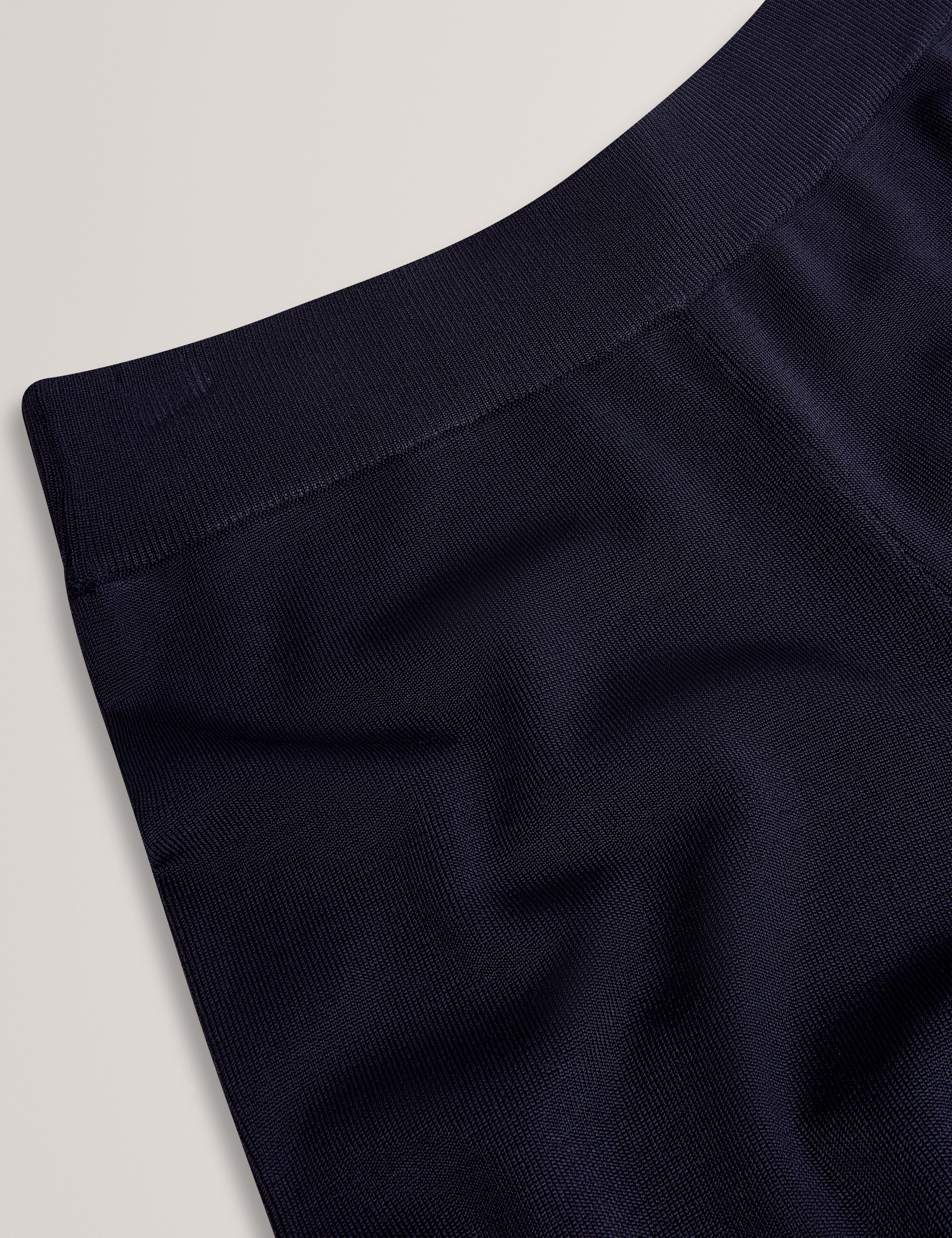 Ted Baker Matilli Navy Pullon Knitted Wide Leg Trousers Women's
