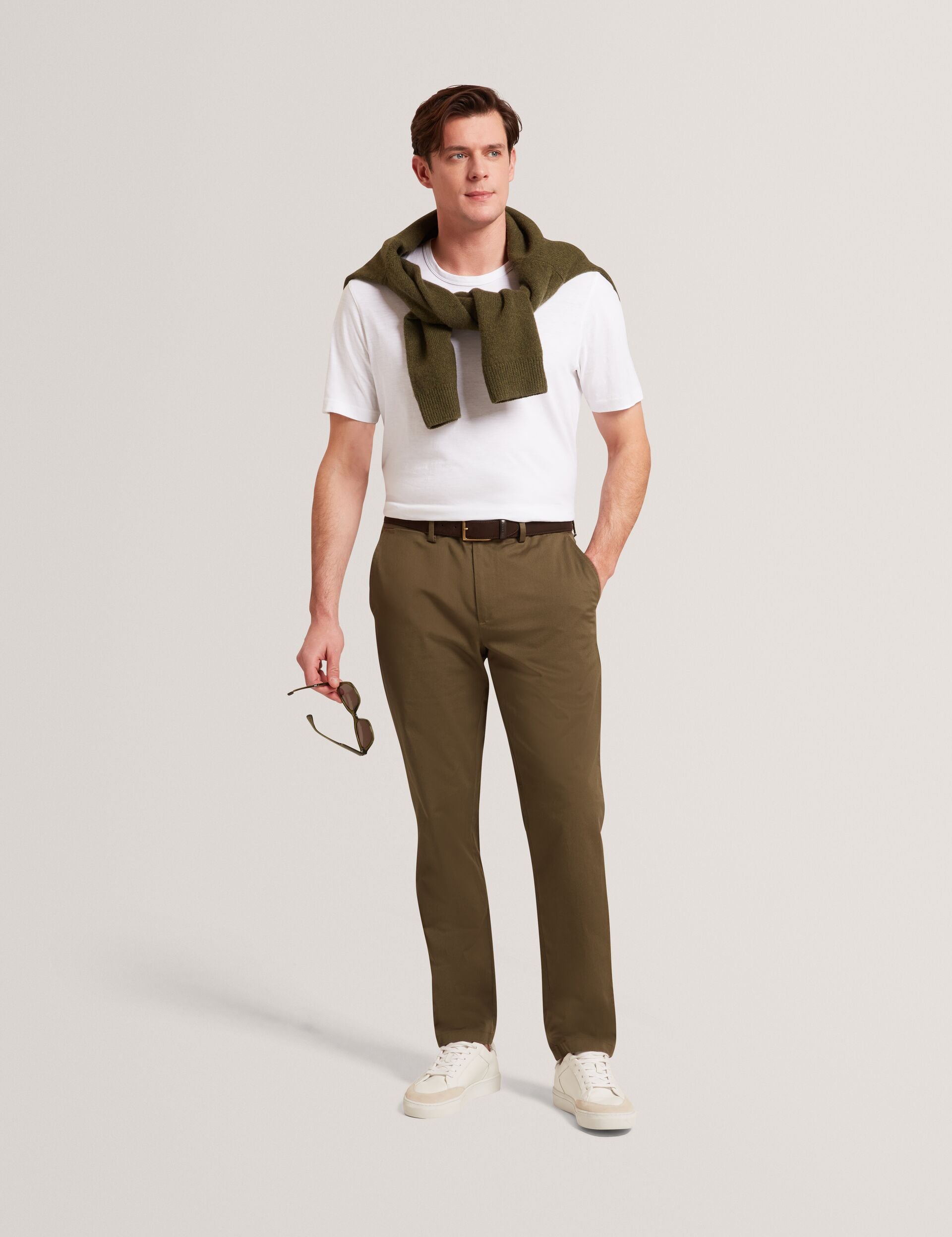 Ted Baker Howeton Slim Fit Stretch Cotton Chinos