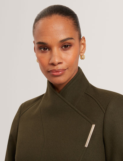 Ted Baker Rosecee Tailored Cropped Wool Wrap Jacket Women's