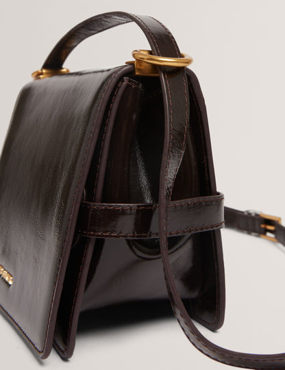 Ted Baker Ccamil Patent Leather Belted Detail Crossbody Bag Women's