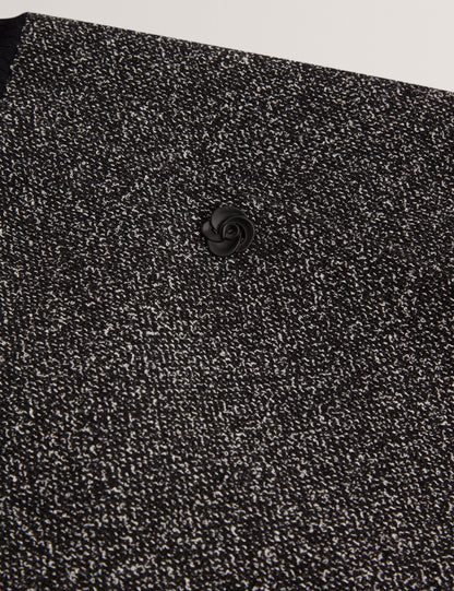 Ted Baker Ekaad Boucle Midi Illusion Dress With Knit Top Women's