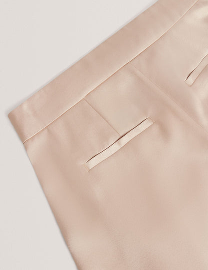 Ted Baker Chiira Satin Barrel Leg Tailored Trousers Women's