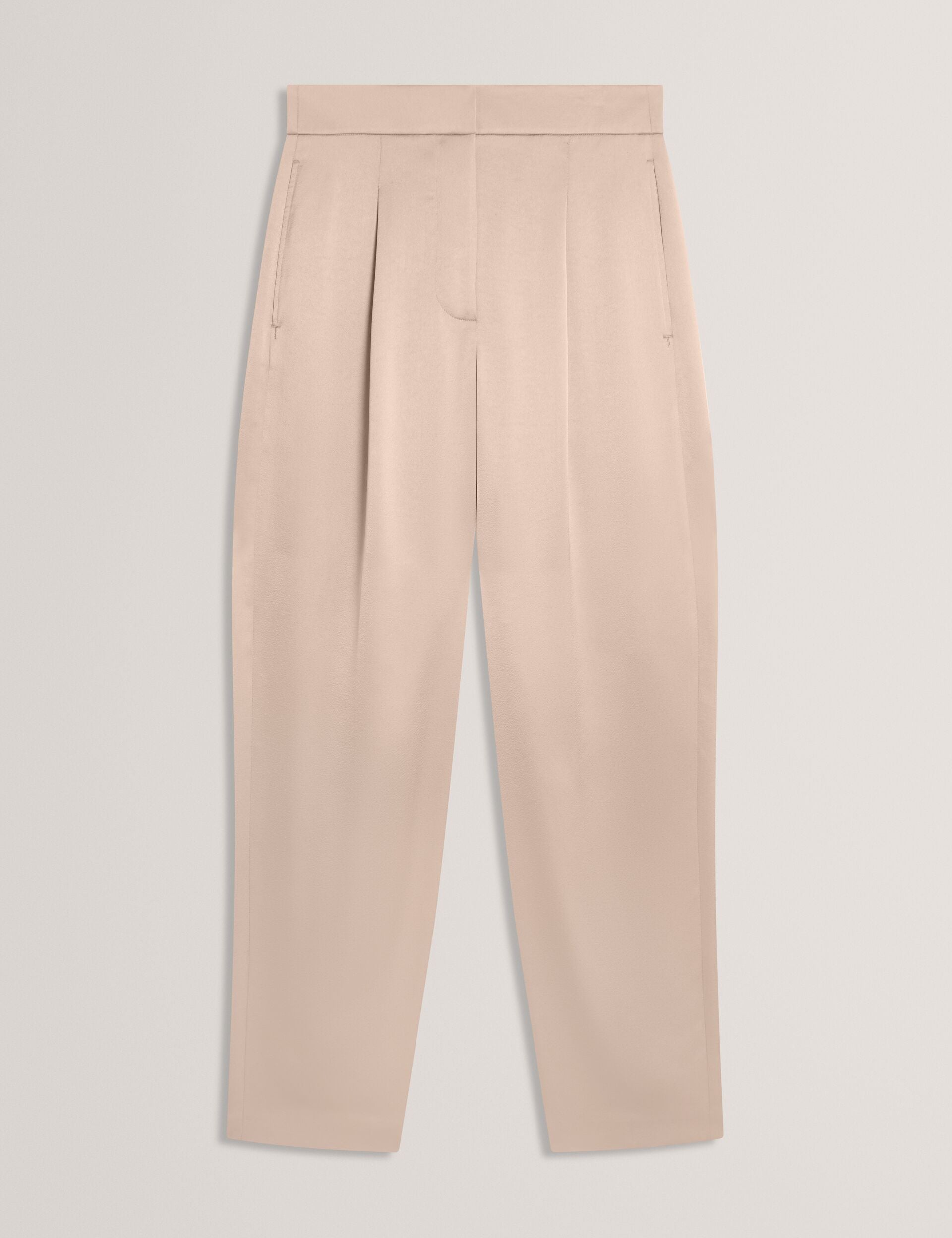 Ted Baker Chiira Satin Barrel Leg Tailored Trousers Women's